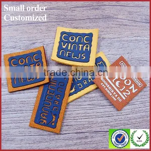 Custom Design Microfiber Sude Leather Casual pu Labels for Jeans China thumbnail-1