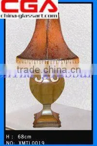 Hot Sale Modern Polyresin Base And Fabric Table Lamp for Home Decorative thumbnail-6