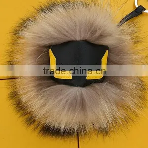 Top Quality Monster Keychain Fur Pom Pom Ball thumbnail-1