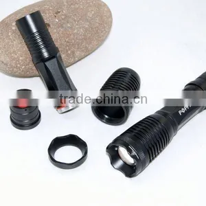 2015 Hot Sale S3 Aluminium Zoomable Flashlight Reinforced With 3AAA/1*18650 thumbnail-6