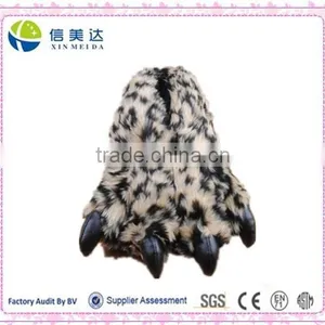 Winter Warm Fluffy Dinosaur Claws Comfortable Plush Slipper thumbnail-1