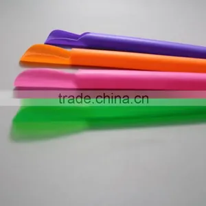 New Style Disposable Eco-friendly Plastic Colorful Drinking Straw With Spoon thumbnail-1