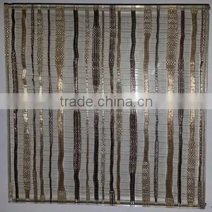 Wall Glass With Silk Design, Double PVB+ Silk Laminated Glass thumbnail-1