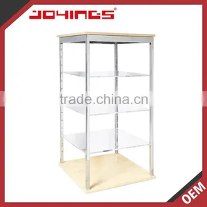 China Factory OEM 4 Way Free Standing Acrylic Shelves thumbnail-1