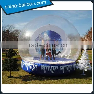 Christmas Inflatable Snow Globe in Human Size, Inflatable Transparent Globe Tent Quality Choice thumbnail-1
