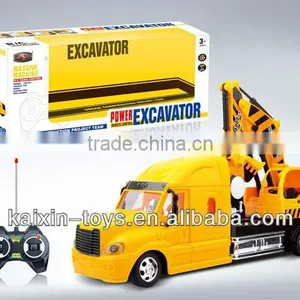 FULL FUNCTION R/C CAR CARTON EXCAVATOR WITH LIGHT thumbnail-1