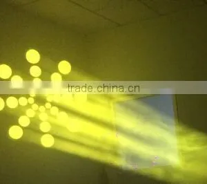 30W LED Mini Moving Head Spot Light /DMX 512/Rotating Gobo/ Pan/Tilt/Rainbow Flow thumbnail-6