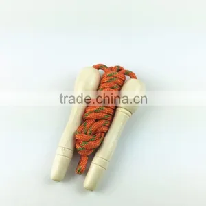 White Cotton Rope Wood Handle Jumping Rope /skipping Rope thumbnail-4