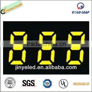 Yellow Color 3 Digits LED Numeric Display thumbnail-1