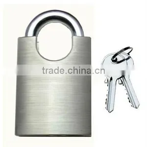 55mm Replaceable Figure 8 Cylinder Brass Padlock thumbnail-1