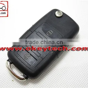 High Quatity Car Key for vw Romote 3 Button Key Shell for vw Flip Remote Key Shell thumbnail-2