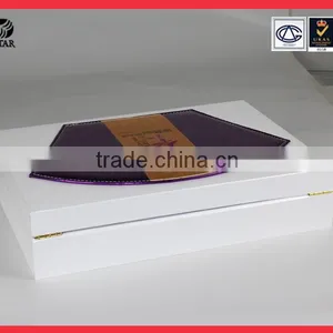 Custom Logo Display Fabric Cosmetic Packaging Leather Box For Gift thumbnail-3