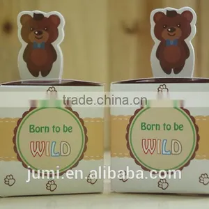 Lovely Selva Animals Paper Candy Box for Baby Shower thumbnail-6