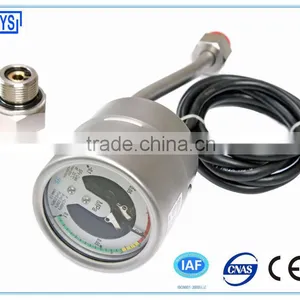 All Stainless Steel Oil Filled Electric Contact Mpa Pressure Gauge With Alarm With Temperature Compensation thumbnail-1