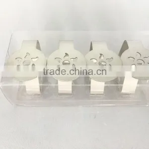 Sunflower Shape Stainless Steel Table Cloth Clips thumbnail-2