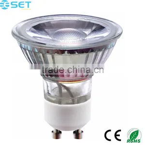Factory Sale 4W 350Lm 60degree Cheap Glass Ra>80 CE RoHS COB LED GU10 Dimmable thumbnail-1
