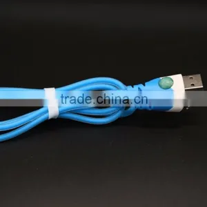 Wholesale Price for Samsung Micro Usb Charging Cable Usb Charger With Led Light, Candy Colors thumbnail-5