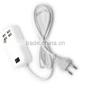 Factory Price 4 Usb Hub EU/US Wall Charger Travel Charger Socket, China Supplier thumbnail-6