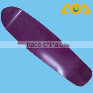 8x31inch Stained Purple Canadian Maple Skateboard thumbnail-1