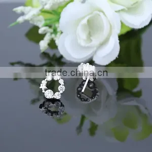 2016 Fashion Bar Setting Star Earrings With Zircon Stone for Women thumbnail-3