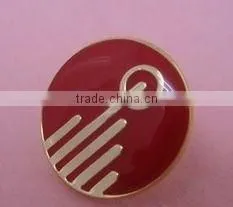 Metal Label Pin of of Football and Flag Logo thumbnail-5