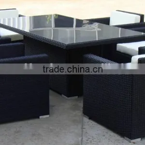 Outdoor Patio Dining Table And Chairs Set Garden Furniture thumbnail-4