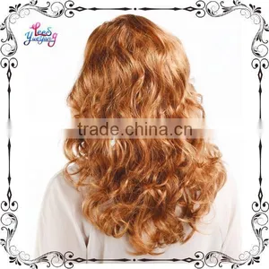 Layered Sexy Shining Brown Deep Curly Natural Wigs thumbnail-3