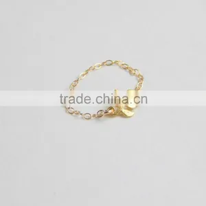 Latest Design Ladies Rings Custom Chain Ring for Dealer thumbnail-3