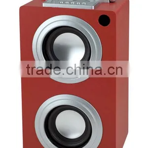 High Power Wooden Bluetooth Speaker With Radio thumbnail-1