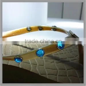 Copper Decorative Rhinestone Metal Shoes Rivets thumbnail-6