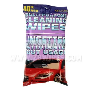 40PC Multi-purpose Car Glass Cleaning Wipes Auto Care Wipes thumbnail-1