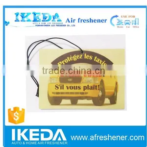 Customized Design Hanging Car Air Freshener/Custom Paper Air Freshener/paper Car Air Freshener thumbnail-6