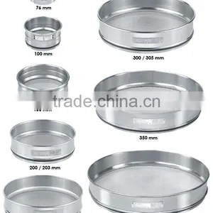 Stainless Steel 304 316 316L Lab Test Sieve With Pan and Lid thumbnail-3