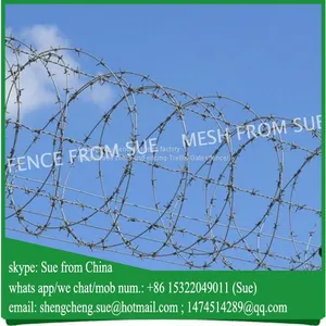 Single Strand Double Twist Barb Wire Fencing Galvanized thumbnail-1