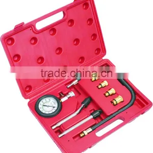 Petrol Engine Compression Tester Kit Set For Automotives and Motorcycles thumbnail-1