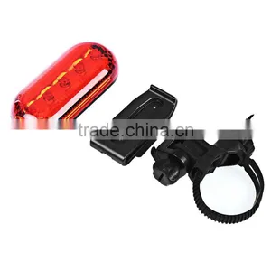 Bicycle Super Bright Water Resistant 5 LEDs 3 Modes Rear Safety Light Tail Lamp Bike Accessories Bicycle Light Bike Light thumbnail-3