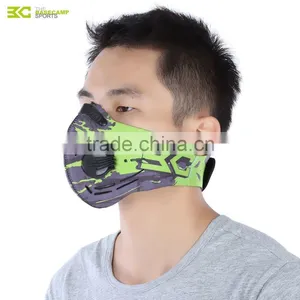 BaseCamp Unisex Anti-dust Anti-pollution Air Filter Breathable Face Mask for Cycling Riding Hiking Travel Kit thumbnail-1