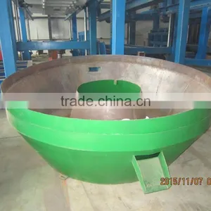 Good Performance Two Wheels Wet Pan Mill for Grinding Gold Ore thumbnail-6