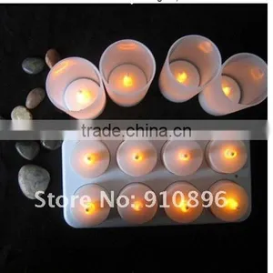 8PCS/SET LED FLAMELESS RECHARGEABLE WEDDING CANDLES thumbnail-1