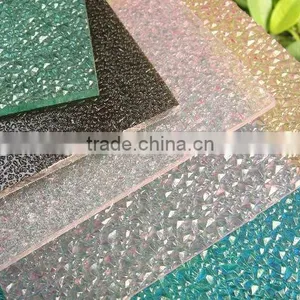 Polycarbonate Embossed Sheet,PC Diamond Sheet,Plexiglass thumbnail-2
