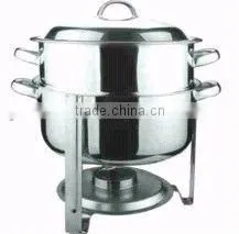 Round Shpe Stainless Steel Chafing Dish,buffet Food Warmer thumbnail-1
