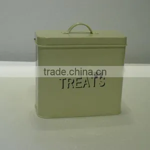 Enamel PET STORAGE BIN / BOWL Treats thumbnail-1