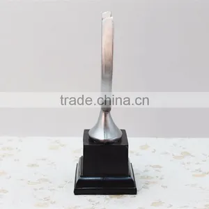 Custom Resin Silver Horseshoe U Shape Trophy thumbnail-4
