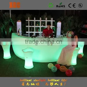 PE Plastic White Color Led Bar Counter GF330 thumbnail-2
