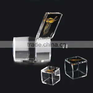 Wholesale Custom Luxury Transparent Acrylic Custom Jewelry Organizer Box thumbnail-4