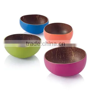 Vietnam Lacquer Coconut Bowl / High Quality Cheap Price Lacquer Bowl From Natural Material thumbnail-1