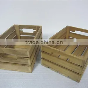 New Design Wholesale Wood Slat Box thumbnail-6