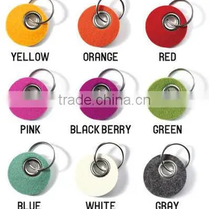 Express Hot Sale High Quality Decorative New Products Fabric Eco Friendly Felt Custom Promotional Keychain Made in China thumbnail-1