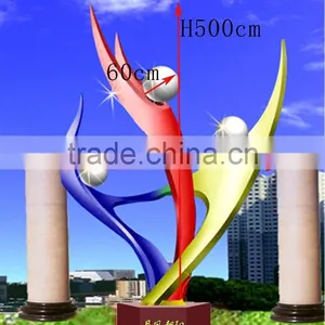 Stainless Steel Design Garden Decoration Statues Landscape Art for Sale thumbnail-3