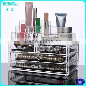 Hot Sale Clear Plastic Plexiglass Makeup Organizer & Large Makeup Organizer Storage Box & Cosmetic Makeup Organizer thumbnail-4